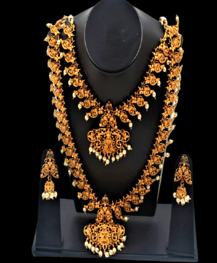  White Pearl Laxmi Imitation Jewelry Necklace