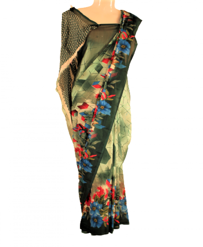 Sagar Royal Crepe Fancy Printed Saree