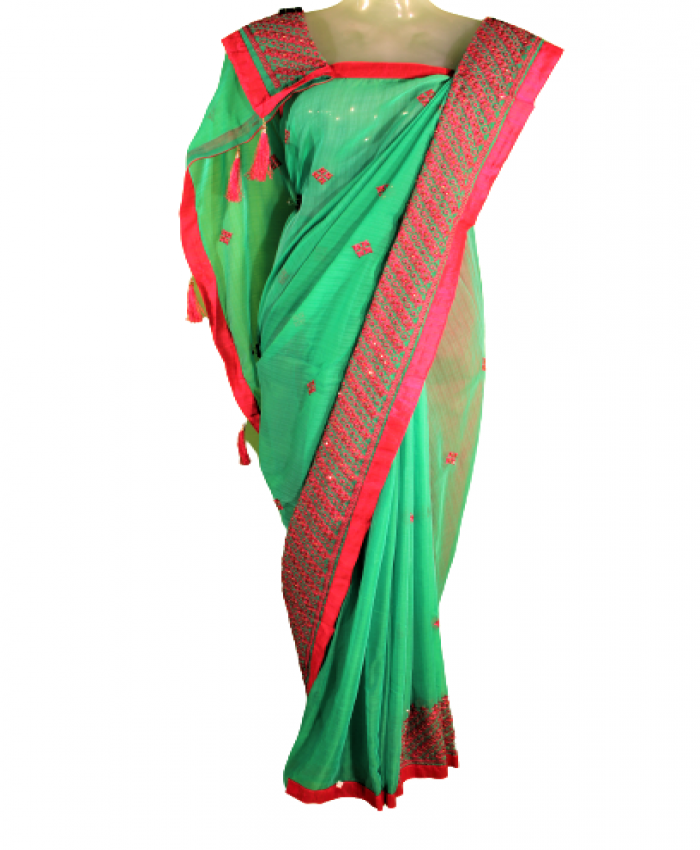 Dipsy Chiffon Embroidery Fancy Saree