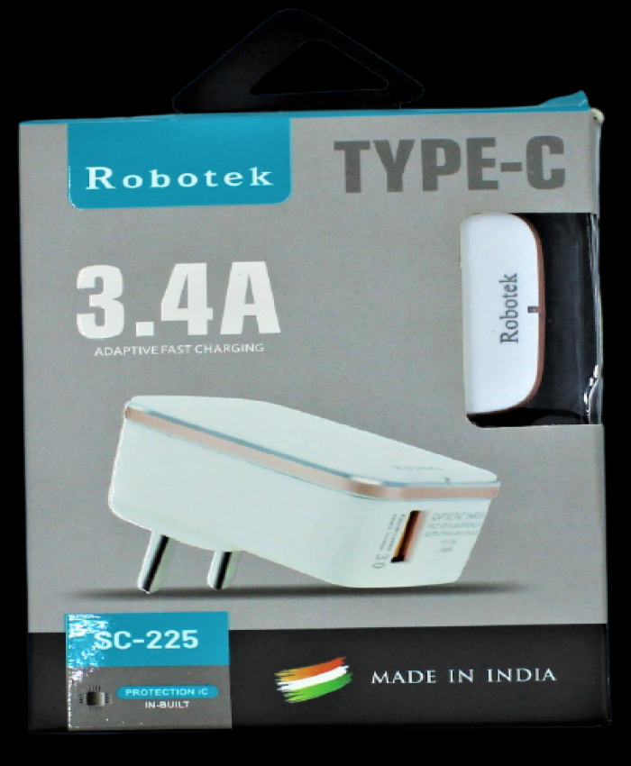 Robotek, Type -c, SC-225( 3.4A) Charger