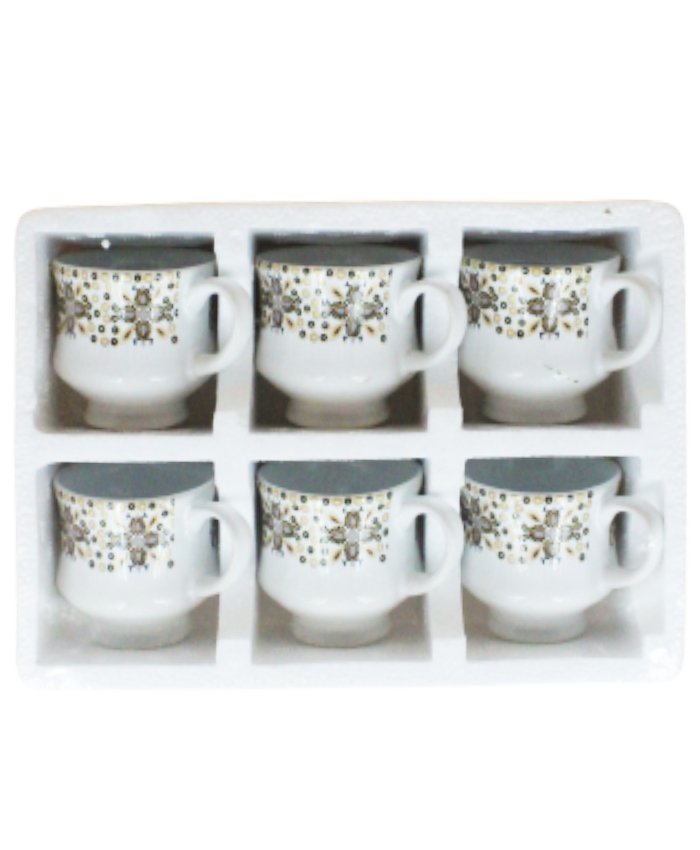 Mugs / Ceramic Tea /Coffee mugs / GJP Ceramic Coffee mugs, Set Of 6 Mugs