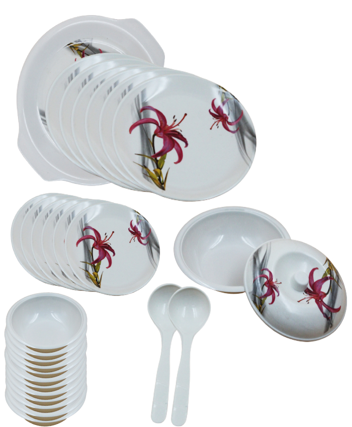 Dinnerware Set / Melamine Dinnerware Set / Image Melamine Dinnerware Set, 32 pcs