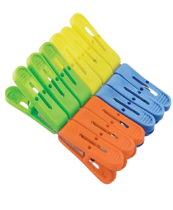 Plastic cloth clips