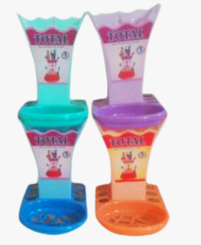 Plastic tooth brush stand