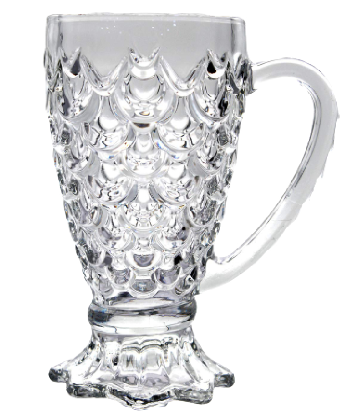 Glass Mugs / Fish Mug Set / Soogo Luxury Collection Fish Set Of  6Pieces