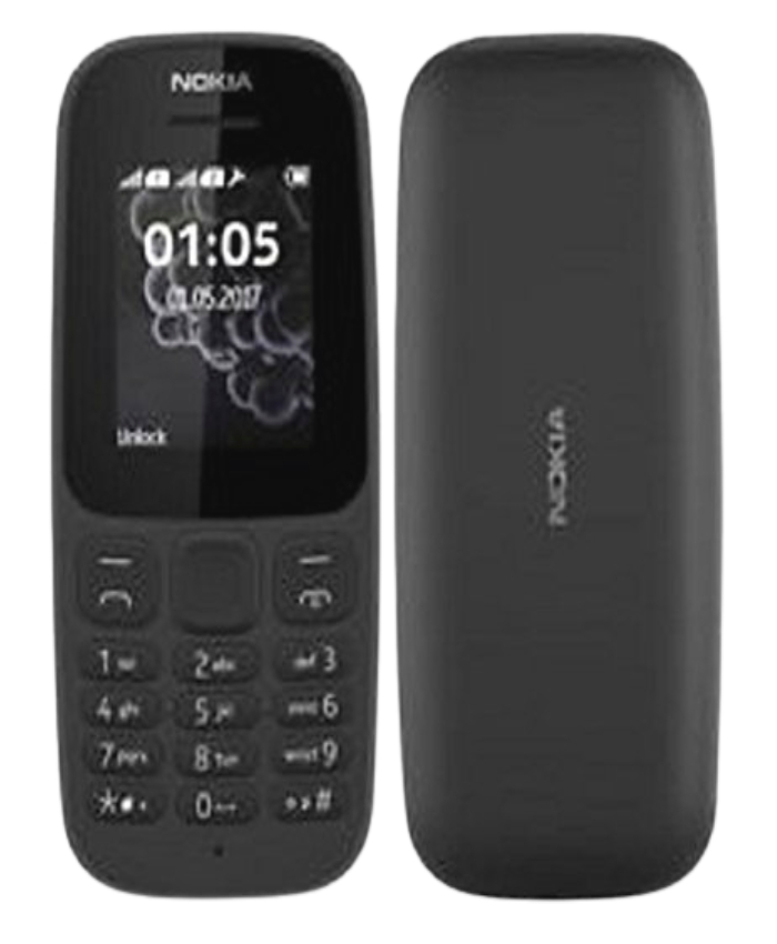 Mobiles / Nokia 1055 single SIM 4 th edition, Black color 