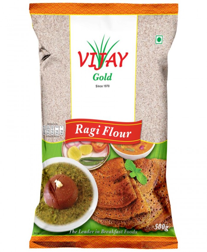 Ragi Flour, Vijay Gold Ragi Flour 1/2  KG