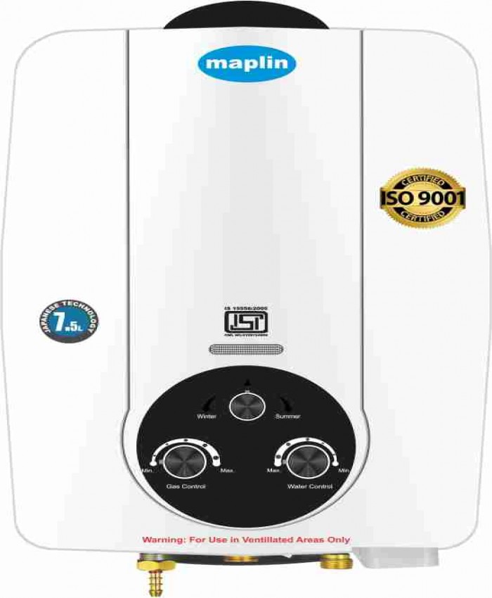 Geyser, Maplin 7.5 L Instant Water Gas Geyser
