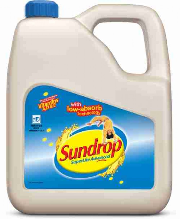 Edible Oil, Sundrop Superlite Advanced  Sunflower Oil 4 L