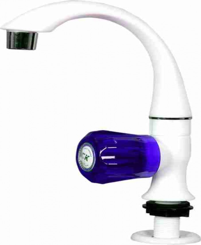 TechHark Pvc Swan Neck From Flow FornKitchen, Bath Wash Basins Pillar Gendi Faucet Bib Tap Faucet Set 