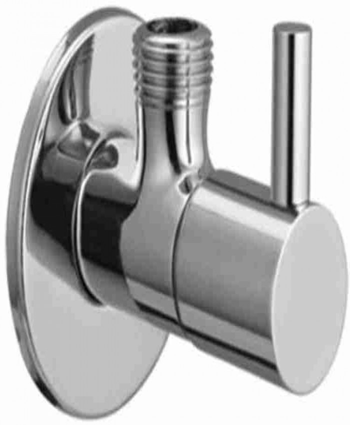 Bathroom Taps FLO Premium Quality Stainlees Steel URBO Handle Chrome Plated Set Of 1 angle Cock faucet 