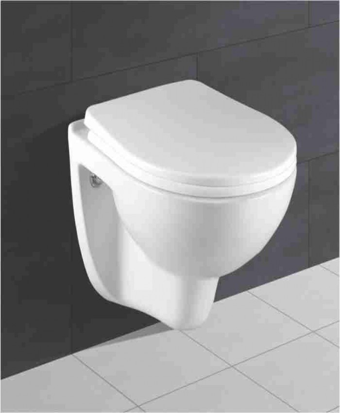 Western Toilet, Joyo Tape Water Closet Round Shape 19 Inch Western Commode White