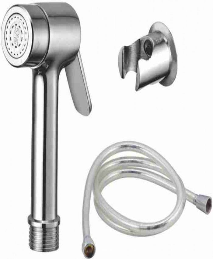 Toilet Taps,Toilet Taps, ZAP ABS Health Faucet Handheld Spray With 1.5 m Stainless Steel Tube And Wall Hook - Chrome FinishToilet Taps, ZAP 